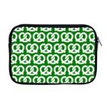 Green Pretzel Illustrations Pattern Apple MacBook Pro 17  Zipper Case Front