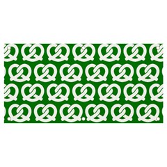 Green Pretzel Illustrations Pattern Banner And Sign 4  X 2  by GardenOfOphir