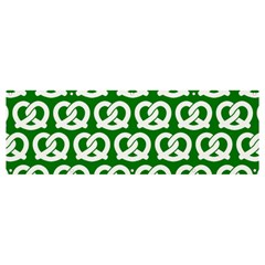 Green Pretzel Illustrations Pattern Banner And Sign 12  X 4  by GardenOfOphir