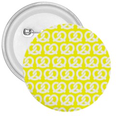 Yellow Pretzel Illustrations Pattern 3  Buttons by GardenOfOphir