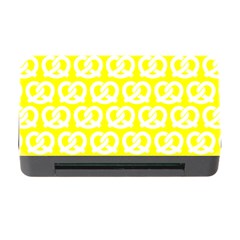 Yellow Pretzel Illustrations Pattern Memory Card Reader With Cf