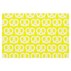 Yellow Pretzel Illustrations Pattern Banner And Sign 6  X 4  by GardenOfOphir