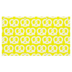 Yellow Pretzel Illustrations Pattern Banner And Sign 7  X 4  by GardenOfOphir