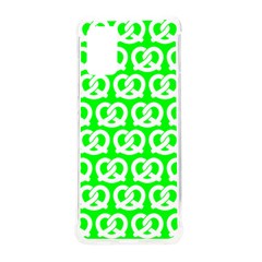 Neon Green Pretzel Illustrations Pattern Samsung Galaxy S20plus 6 7 Inch Tpu Uv Case