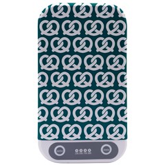 Teal Pretzel Illustrations Pattern Sterilizers by GardenOfOphir