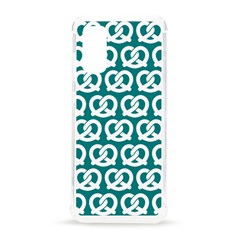 Teal Pretzel Illustrations Pattern Samsung Galaxy S20 6 2 Inch Tpu Uv Case