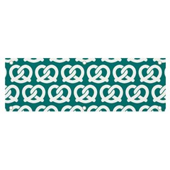 Teal Pretzel Illustrations Pattern Banner And Sign 6  X 2 