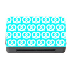 Aqua Pretzel Illustrations Pattern Memory Card Reader With Cf by GardenOfOphir