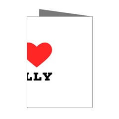 I Love Kelly  Mini Greeting Cards (pkg Of 8) by ilovewhateva