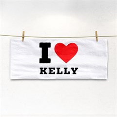 I Love Kelly  Hand Towel by ilovewhateva