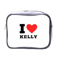 I Love Kelly  Mini Toiletries Bag (one Side) by ilovewhateva