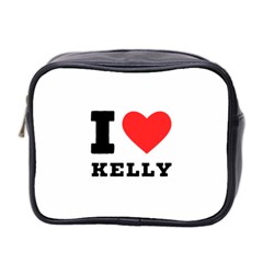 I Love Kelly  Mini Toiletries Bag (two Sides) by ilovewhateva