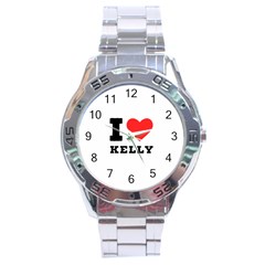 I Love Kelly  Stainless Steel Analogue Watch by ilovewhateva