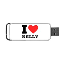 I Love Kelly  Portable Usb Flash (one Side) by ilovewhateva