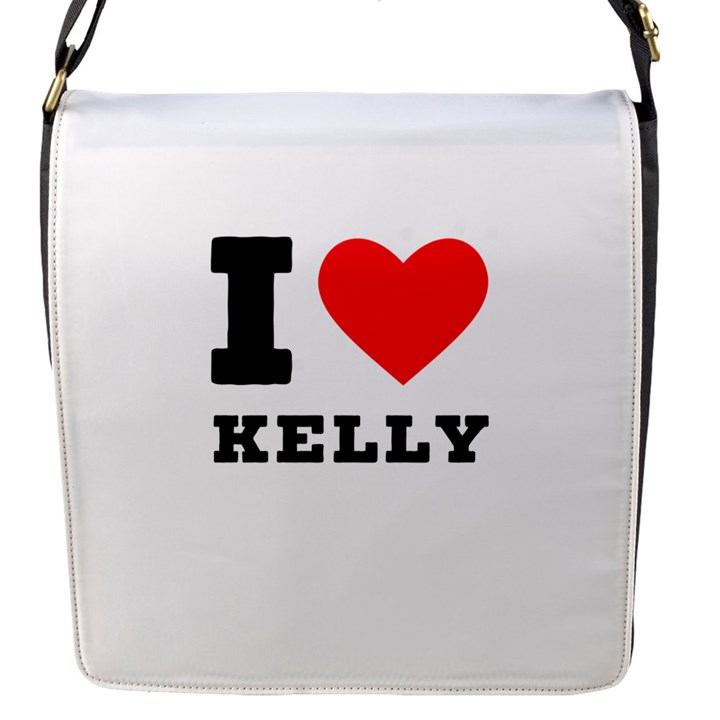 I love Kelly  Flap Closure Messenger Bag (S)