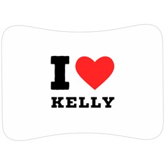 I Love Kelly  Velour Seat Head Rest Cushion by ilovewhateva