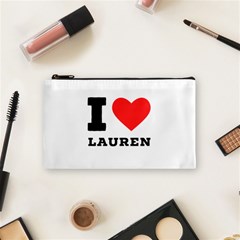 I Love Lauren Cosmetic Bag (small) by ilovewhateva