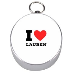 I Love Lauren Silver Compasses by ilovewhateva