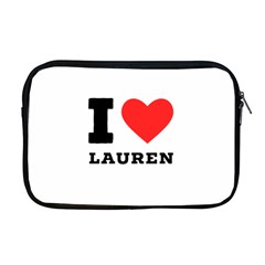 I Love Lauren Apple Macbook Pro 17  Zipper Case by ilovewhateva