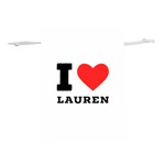 I love lauren Lightweight Drawstring Pouch (M) Back