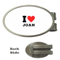 I Love Joan  Money Clips (oval)  by ilovewhateva