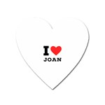 I love Joan  Heart Magnet Front