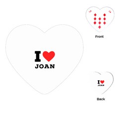 I Love Joan  Playing Cards Single Design (heart) by ilovewhateva