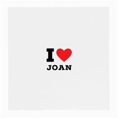 I Love Joan  Medium Glasses Cloth (2 Sides) by ilovewhateva