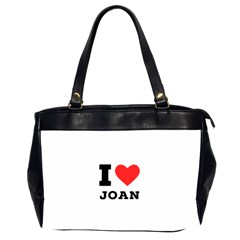 I Love Joan  Oversize Office Handbag (2 Sides) by ilovewhateva