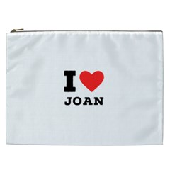 I Love Joan  Cosmetic Bag (xxl) by ilovewhateva