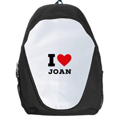 I Love Joan  Backpack Bag by ilovewhateva