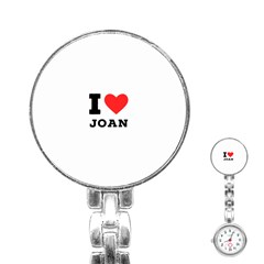 I Love Joan  Stainless Steel Nurses Watch by ilovewhateva