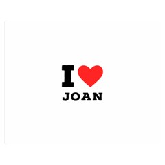 I Love Joan  Premium Plush Fleece Blanket (medium) by ilovewhateva