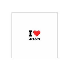 I Love Joan  Satin Bandana Scarf 22  X 22  by ilovewhateva