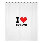 I love evelyn Shower Curtain 60  x 72  (Medium)  60 x72  Curtain