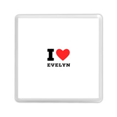 I Love Evelyn Memory Card Reader (square) by ilovewhateva