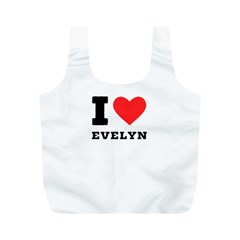 I Love Evelyn Full Print Recycle Bag (m) by ilovewhateva