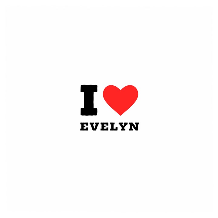 I love evelyn Wooden Puzzle Square