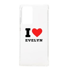 I Love Evelyn Samsung Galaxy Note 20 Ultra Tpu Uv Case