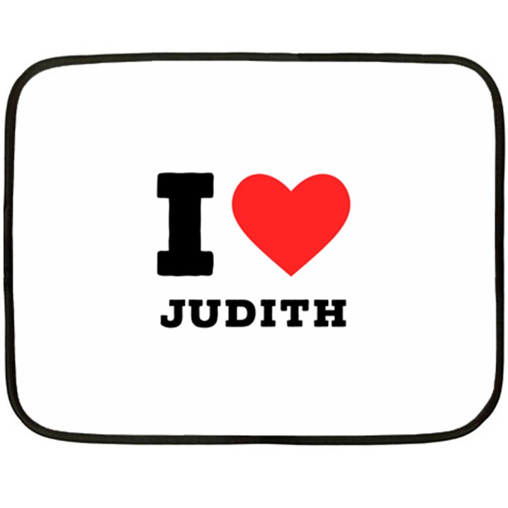 I love judith One Side Fleece Blanket (Mini)