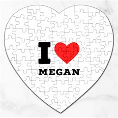 I Love Megan Jigsaw Puzzle (heart) by ilovewhateva