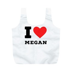 I Love Megan Full Print Recycle Bag (m) by ilovewhateva