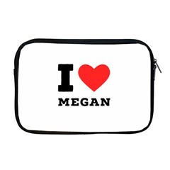 I Love Megan Apple Macbook Pro 17  Zipper Case by ilovewhateva