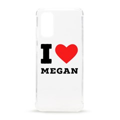 I Love Megan Samsung Galaxy S20 6 2 Inch Tpu Uv Case