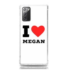 I Love Megan Samsung Galaxy Note 20 Tpu Uv Case by ilovewhateva