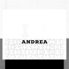 I Love Andrea Rectangular Jigsaw Puzzl by ilovewhateva