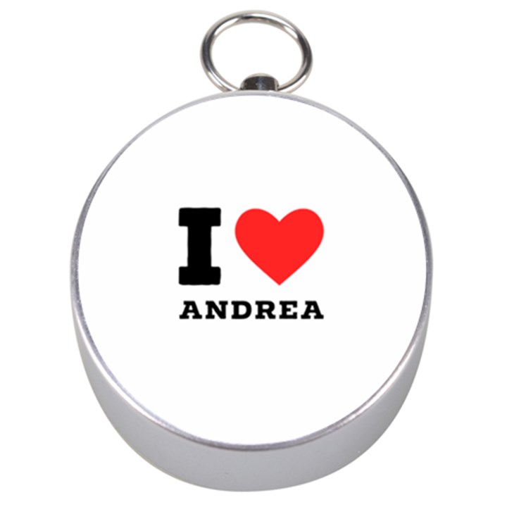 i love andrea Silver Compasses