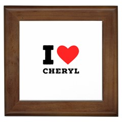 I Love Cheryl Framed Tile by ilovewhateva