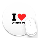 I love cheryl Round Mousepad Front