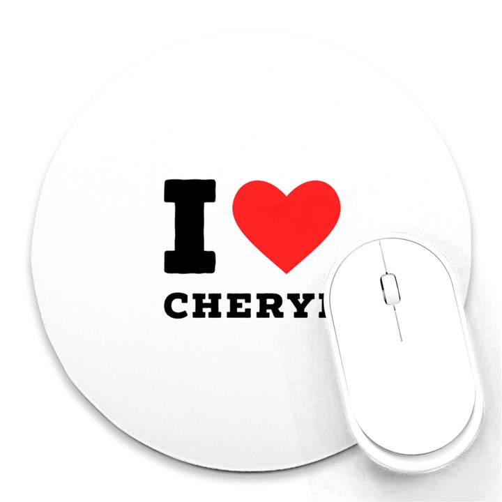 I love cheryl Round Mousepad